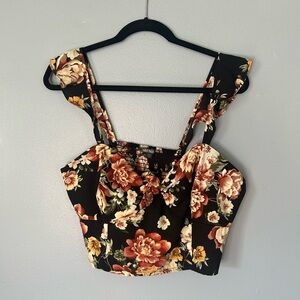 Super fem ruched crop top / XXL